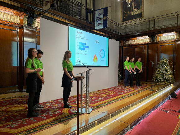 Students at Merchant Taylors' Livery Awards