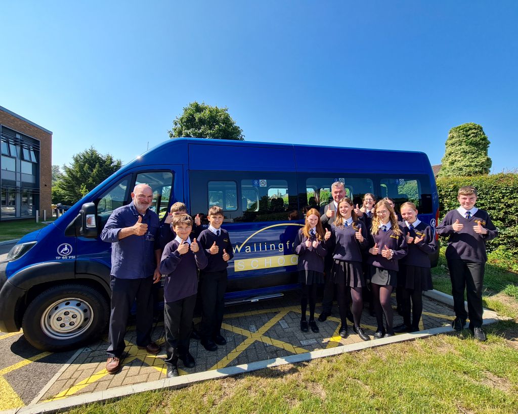Thumbs up for the new minibus