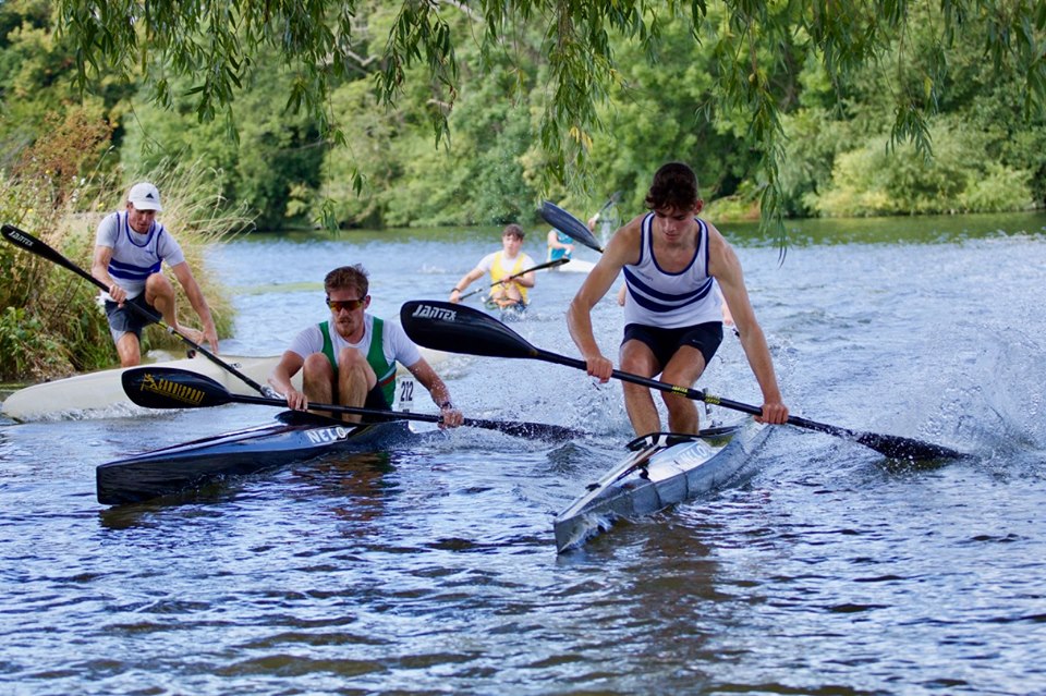 Harry portaging at Pangbourne Hasler