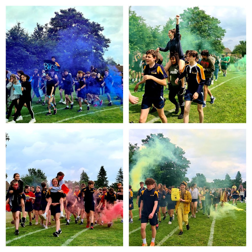 Four Houses on Sports Day